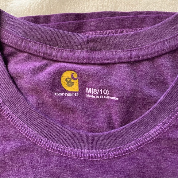 Purple Carhartt Force T-Shirt - Picture 2 of 4